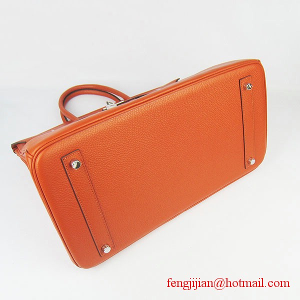 Hermes Birkin 40cm Togo Bag Orange 6099